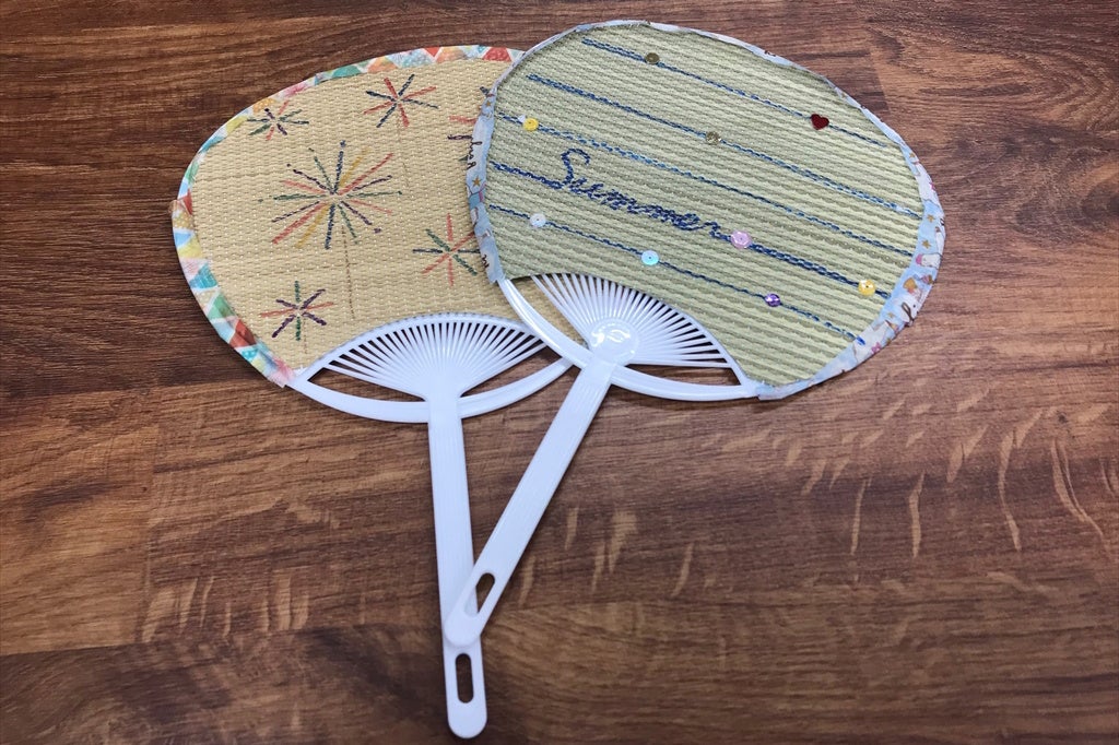 い草うちわ作り