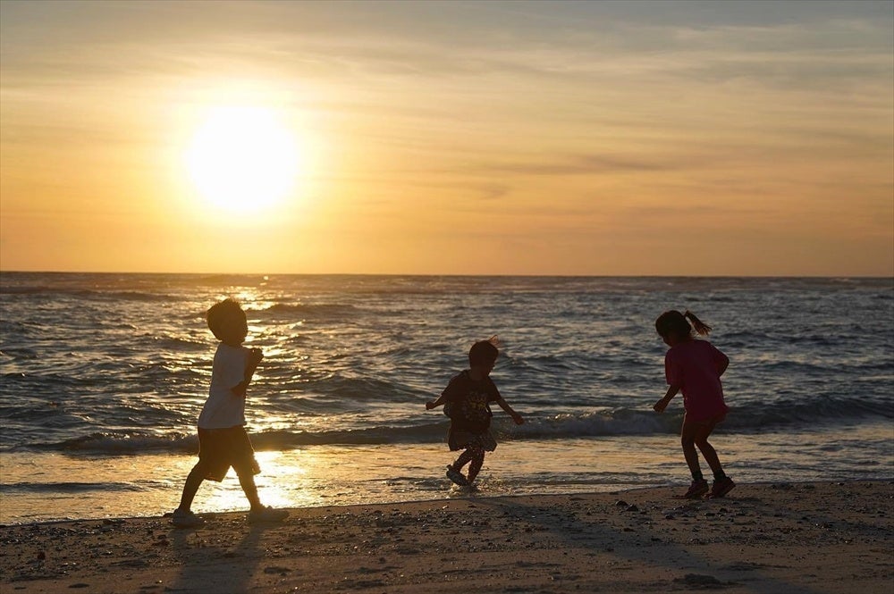 宝島（鹿児島県十島村）の子どもたち（提供：Kazutake Honmyo）