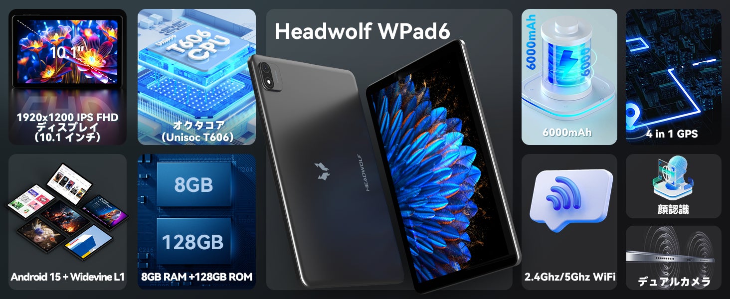Headwolf周年記念祭キャンペーン開催中!2025年最新モデル-WPad6 Headwolf周年記念祭キャンペーン開催中!2025年最新モデル-WPad6