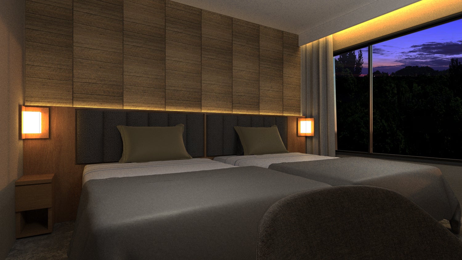 302ベッドルーム