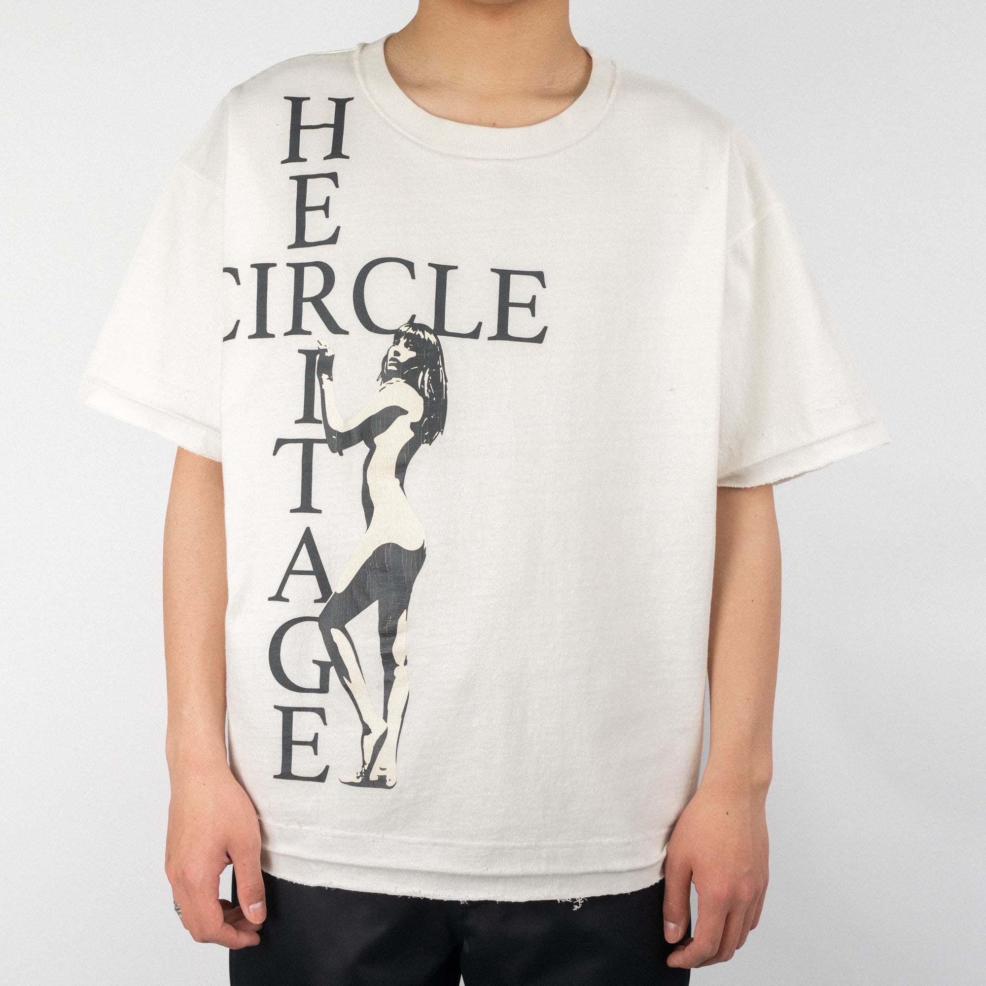 Circle Heritage (サークルヘリテイジ) ペイント加工 ロンT