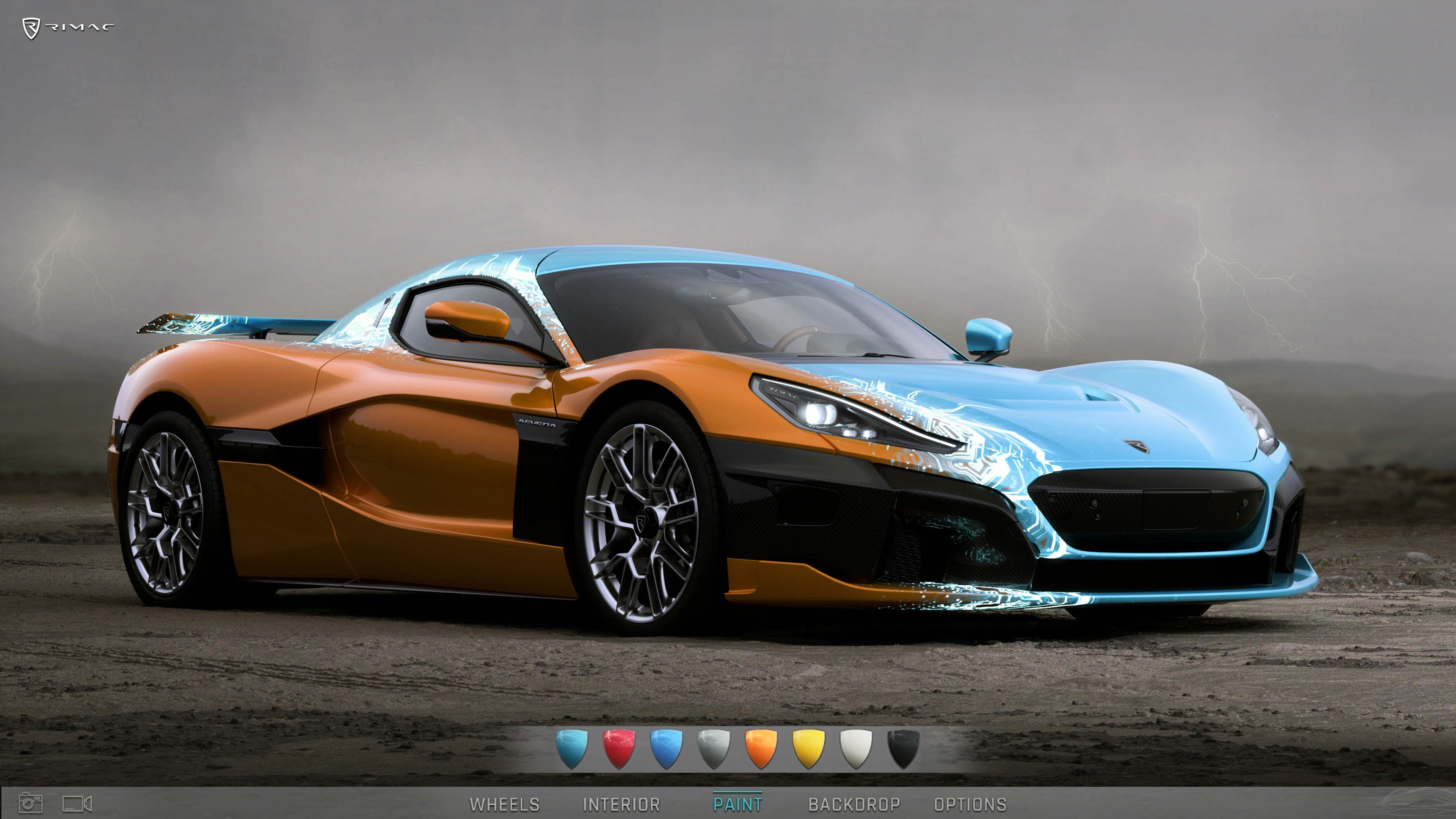 NVIDIA Omniverse Cloud Rimac Nevera 3D Car Configurator - GTC Fall 2022