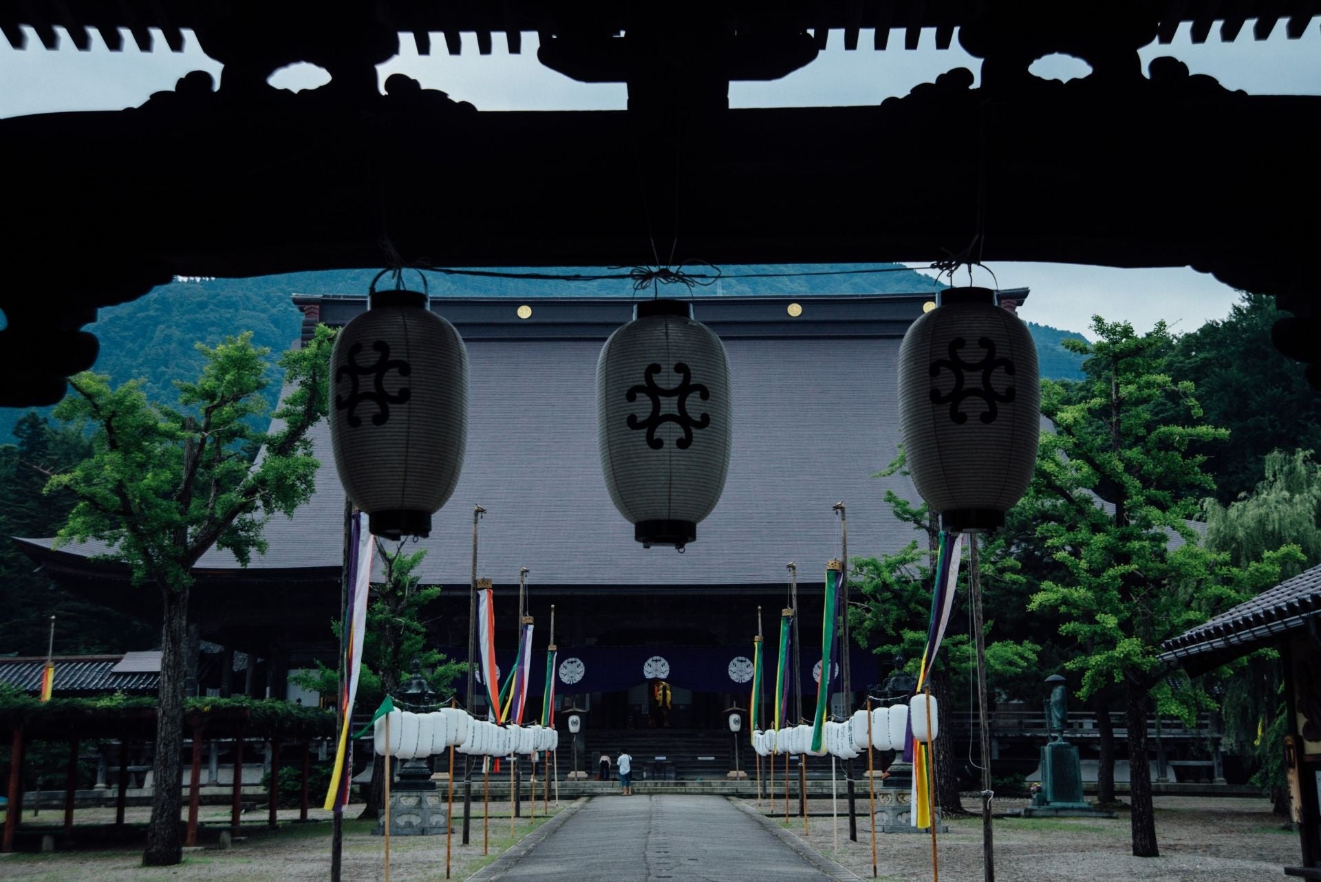 太子伝会が行われる、井波の象徴瑞泉寺。