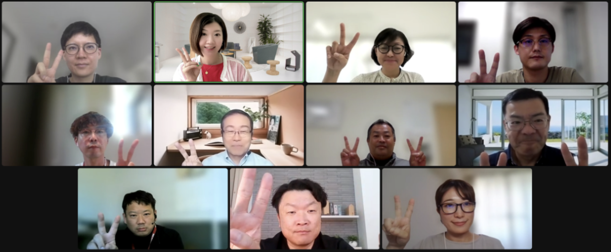 プログラム実施中（オンライン）の様子