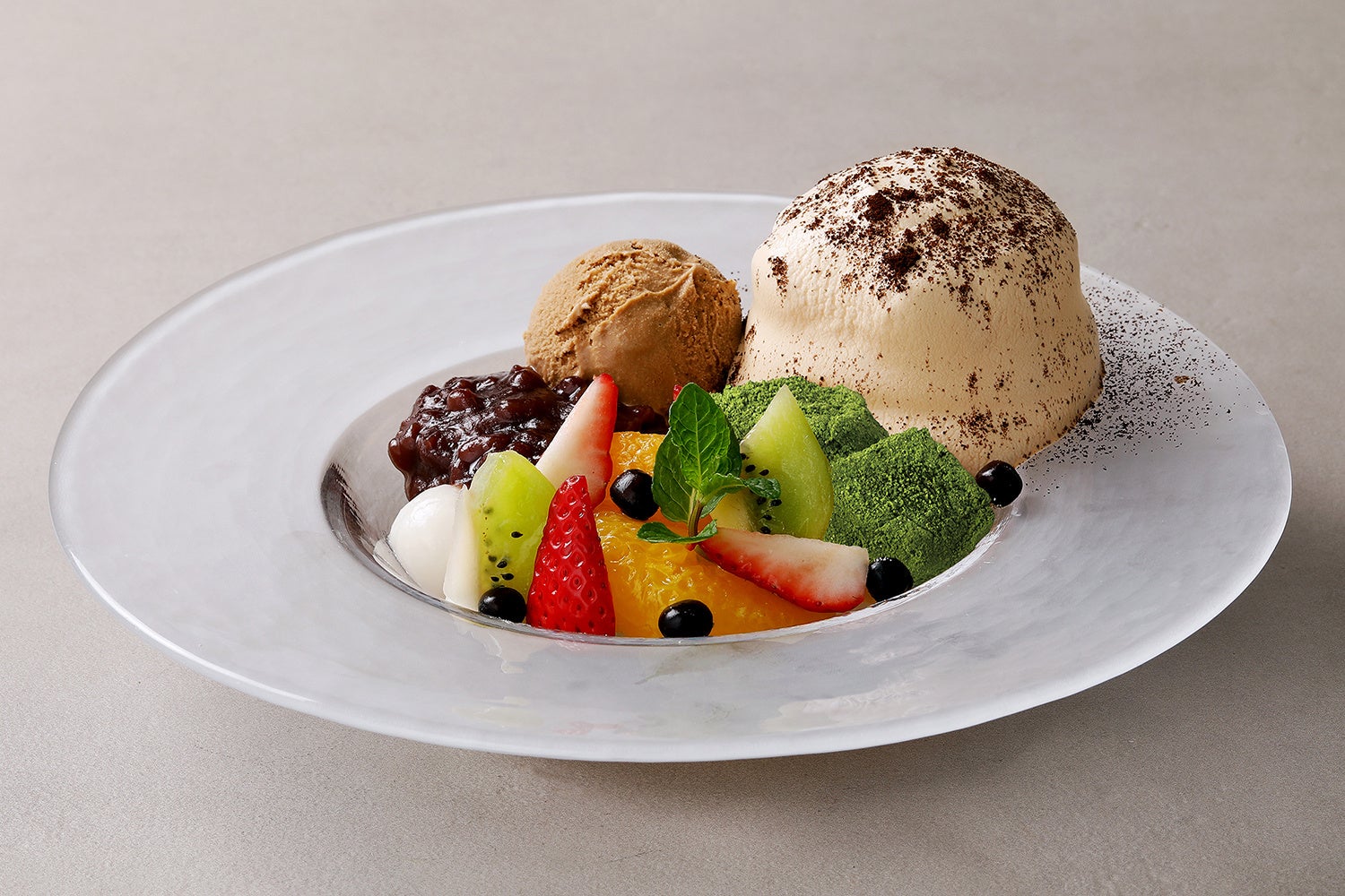 SiKi特製 珈琲あんみつ ドリンク付 1,680円(税込)