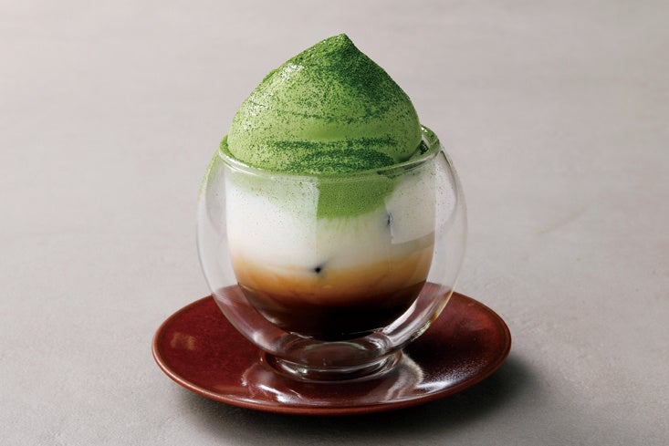 Frothy Cream 抹茶の珈琲ラテ 1,080円(税込)