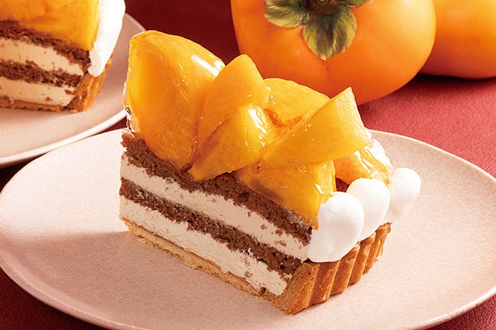 ダッキーダック】厳選した旬の柿「秋王」のタルトが4店舗限定で新登場