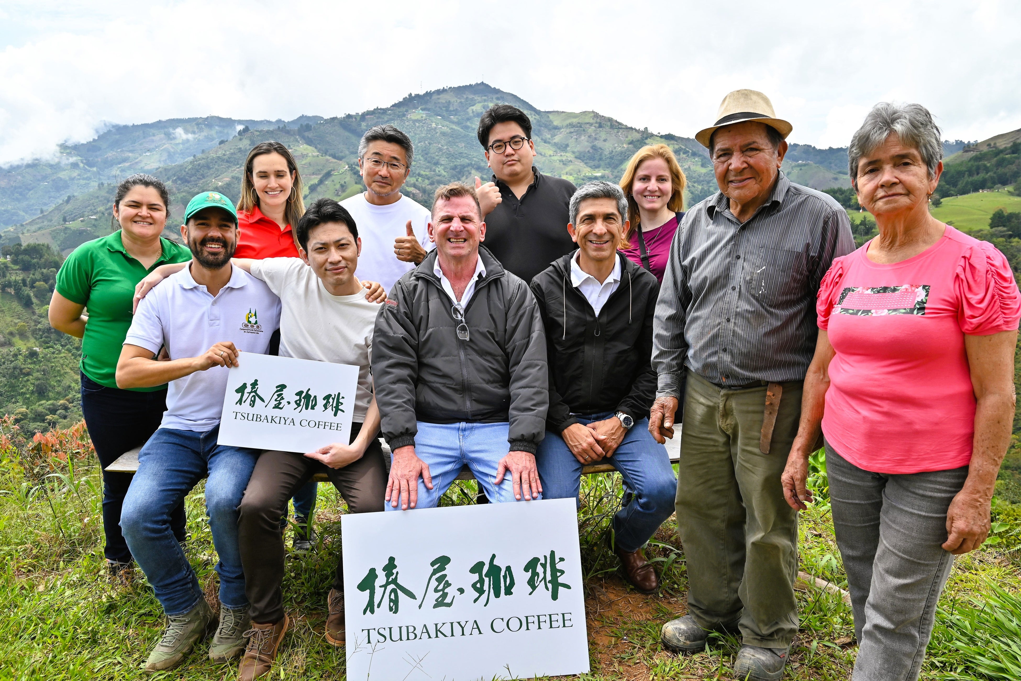 コロンビアでのコーヒー農園視察