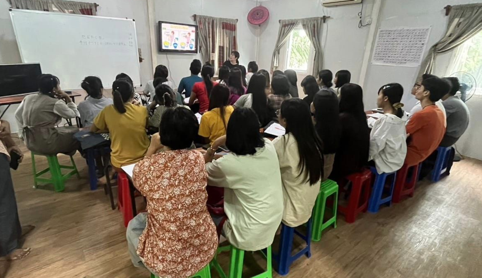 現地での教育風景(2)