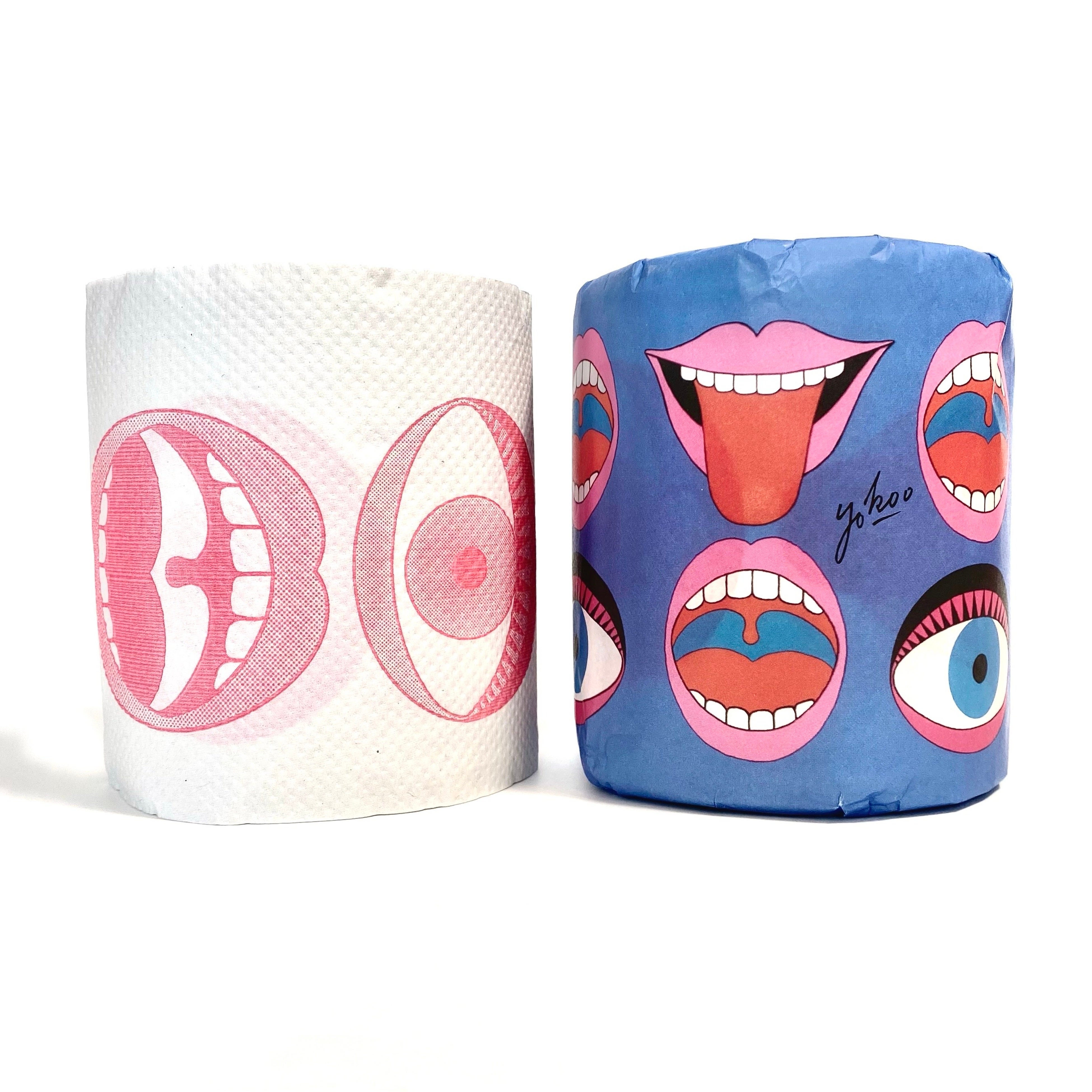 「TADANORI YOKOO／EYE AND MOUTH TOILET PAPER」©ART PLANET.Y