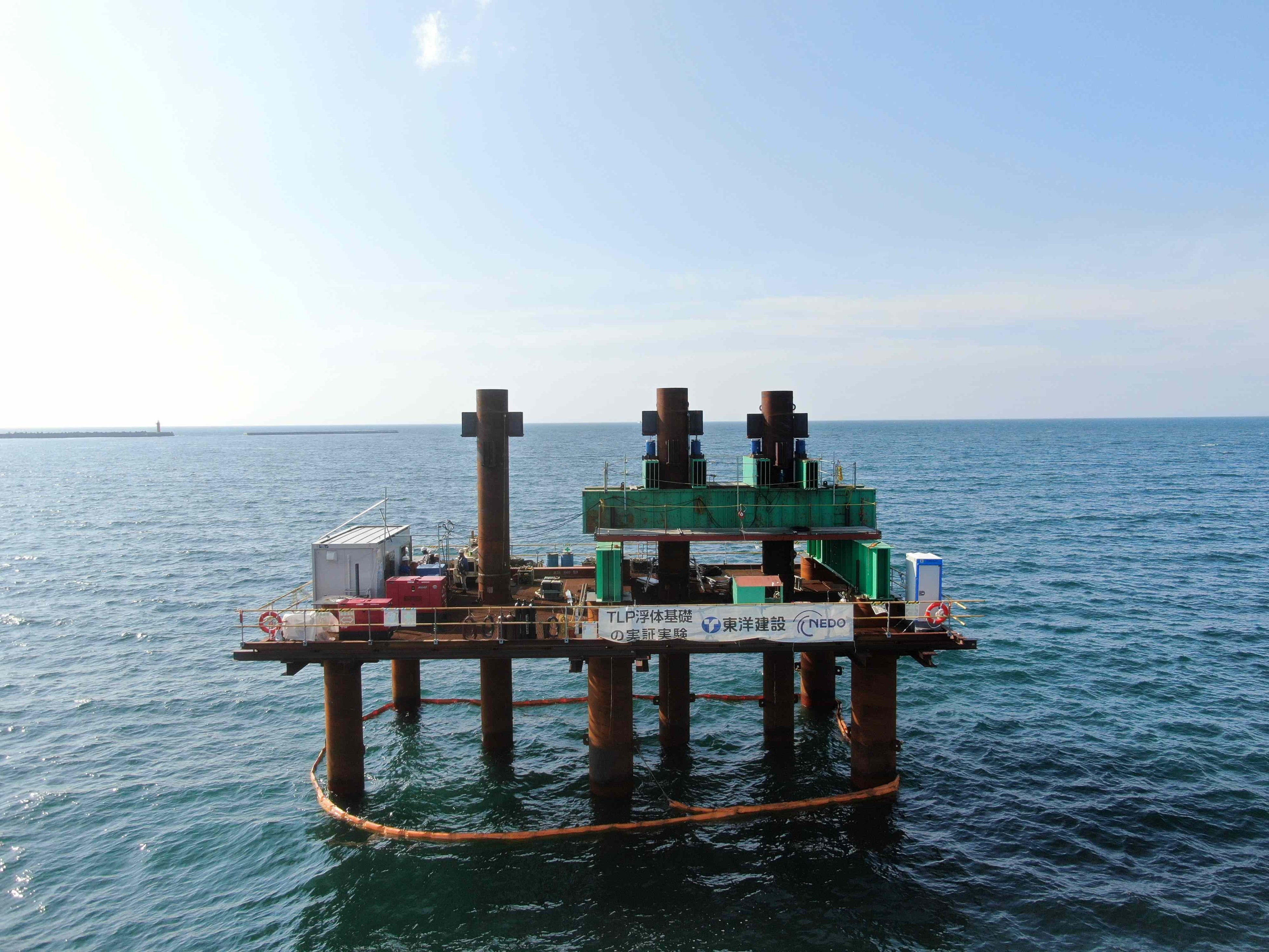 国内初となる繰返し荷重を用いた杭の引抜実験 （2023年7月）