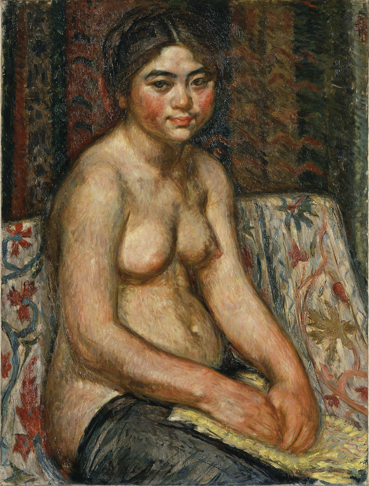 《少女裸像》1914年　愛知県美術館蔵