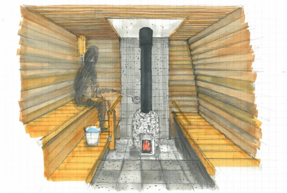 （サウナイメージ スケッチ）