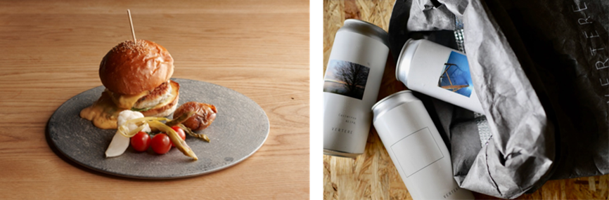 （サウナ飯、クラフトビール イメージ）