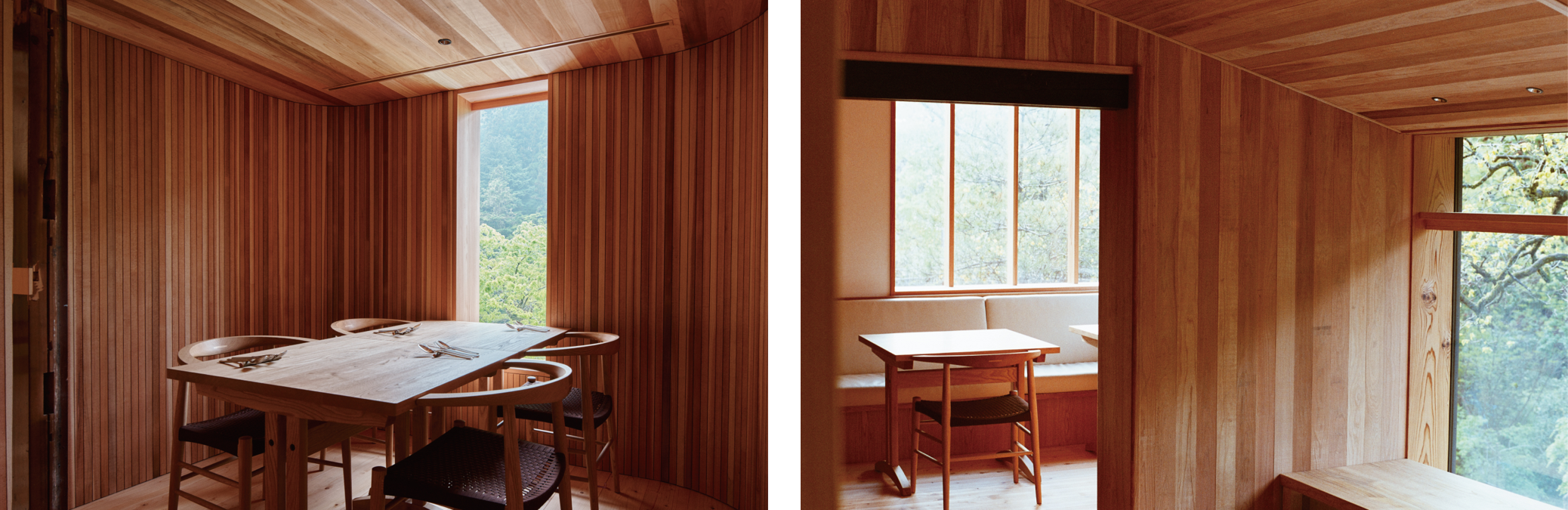 ©︎Daisuke Takashige｜半個室席　　　　　　　　　　　　　©︎Daisuke Takashige ｜テーブル席