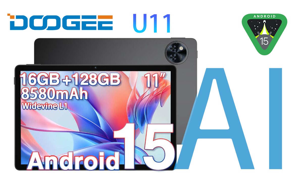 Android15 AI新時代へ & DOOGEE U11 Android15タブレット発売 Android15 AI新時代へ & DOOGEE U11 Android15タブレット発売
