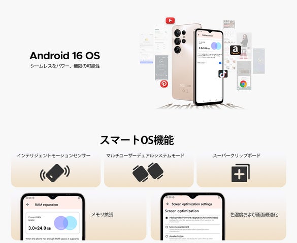 Amazon36%OFFタイムセール】Android 16搭載 NOTE56X 6.56インチ スマホ Amazon36%OFFタイムセール】Android 16搭載 NOTE56X 6.56インチ スマホ