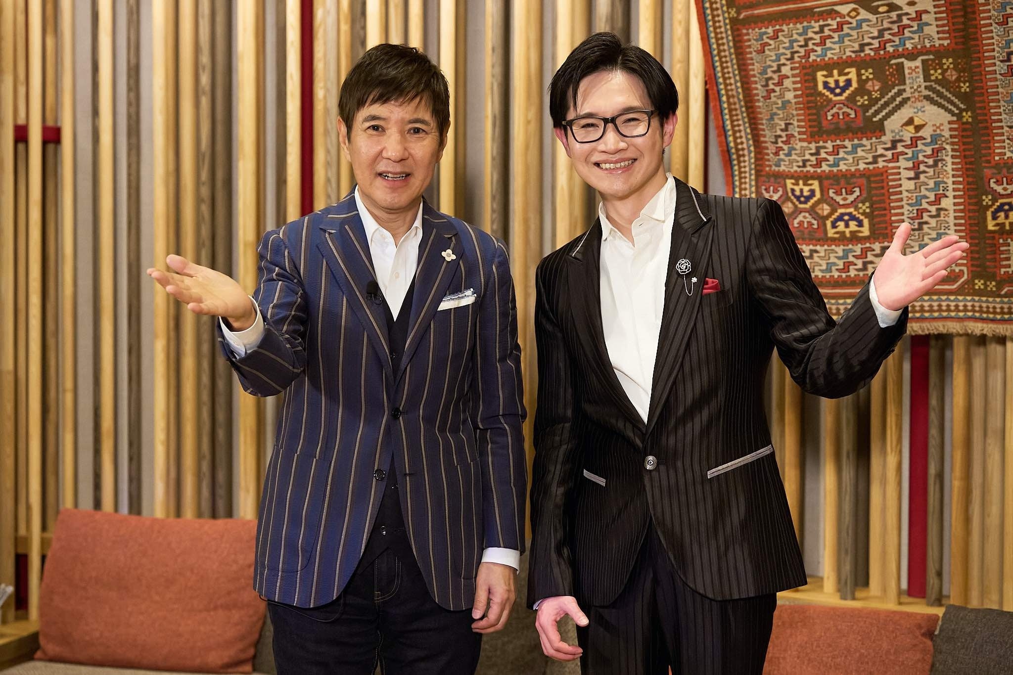 （左から）関根勤、Shin　©️日活・チャンネルNECO 