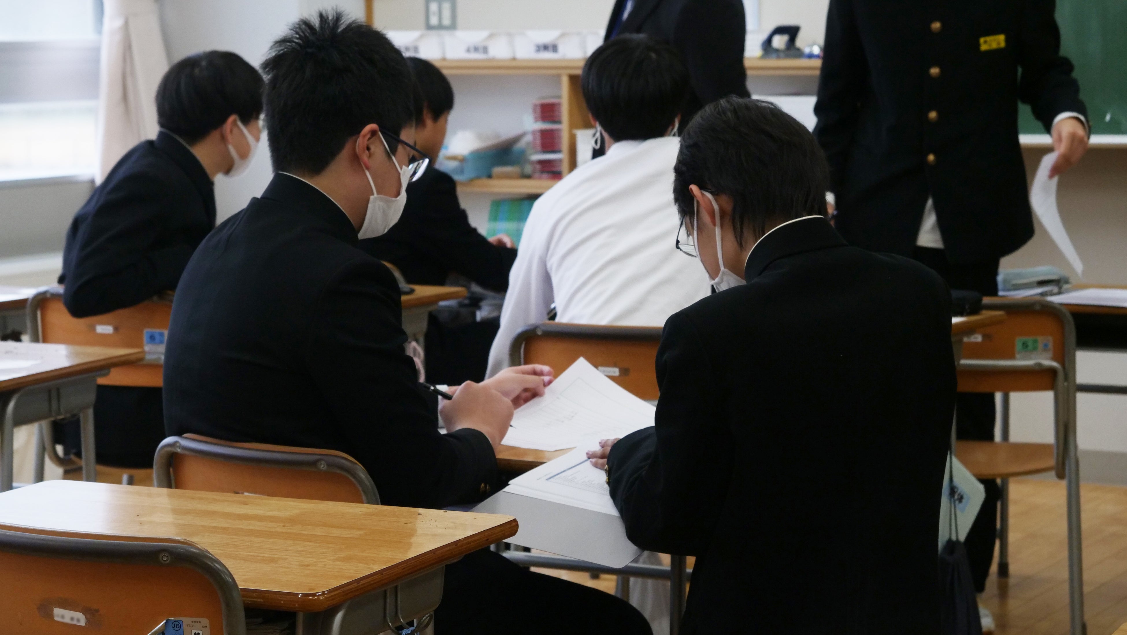 ▲キャリア教育の授業では生活費にどれぐらいかかるか考えました