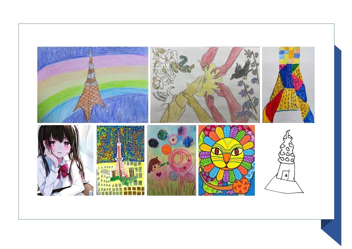 絵画コンテストの応募作品から抜粋