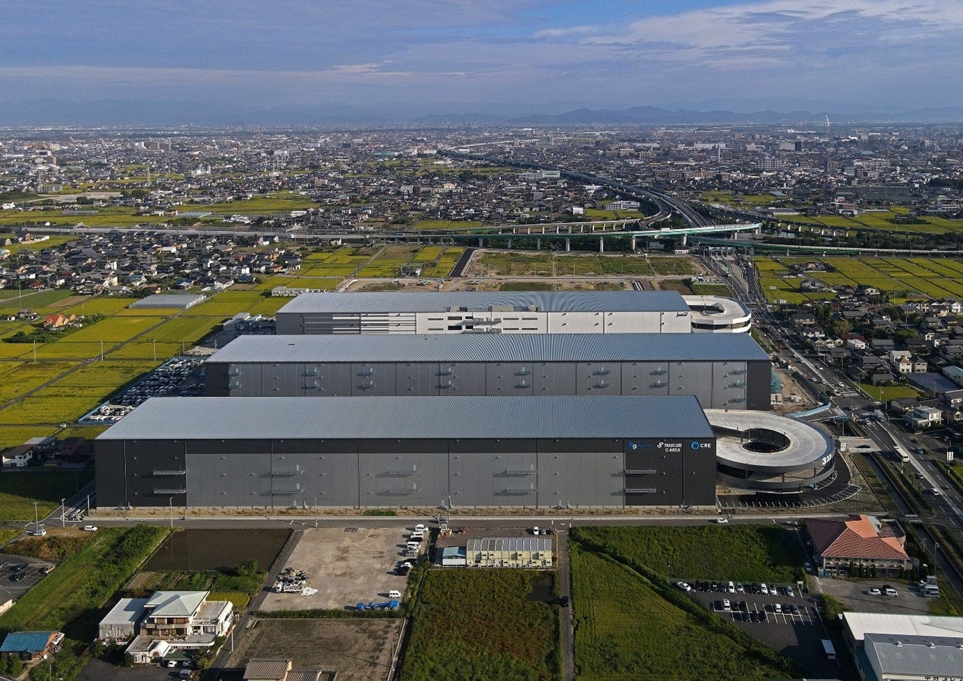 一番手前がロジスクエア一宮