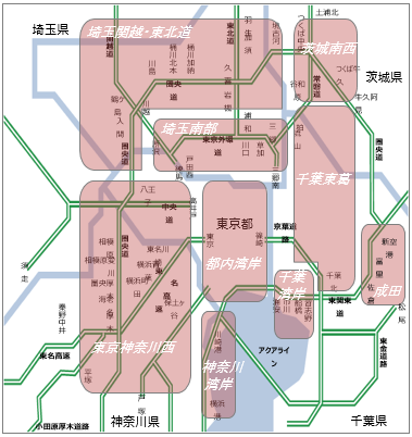 中小型倉庫：首都圏