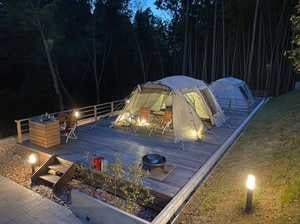 キャンプサイト「きのえね SAKE CAMP」[提供：飯沼本家]