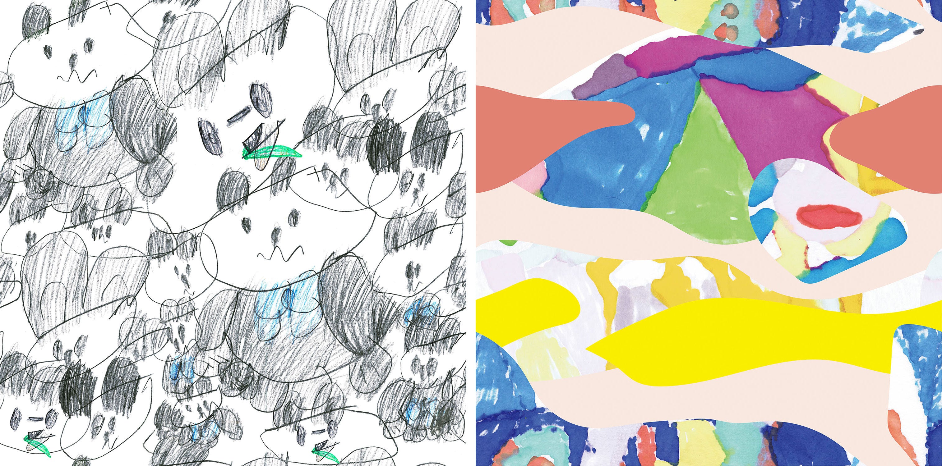 KEYAKI LIGHT PARADE」広告デザインに障がい者の方のアート作品