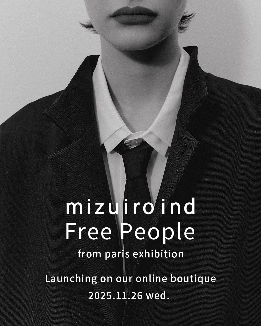 パリで発表された mizuiro ind 初のユニセックスライン「mizuiro ind