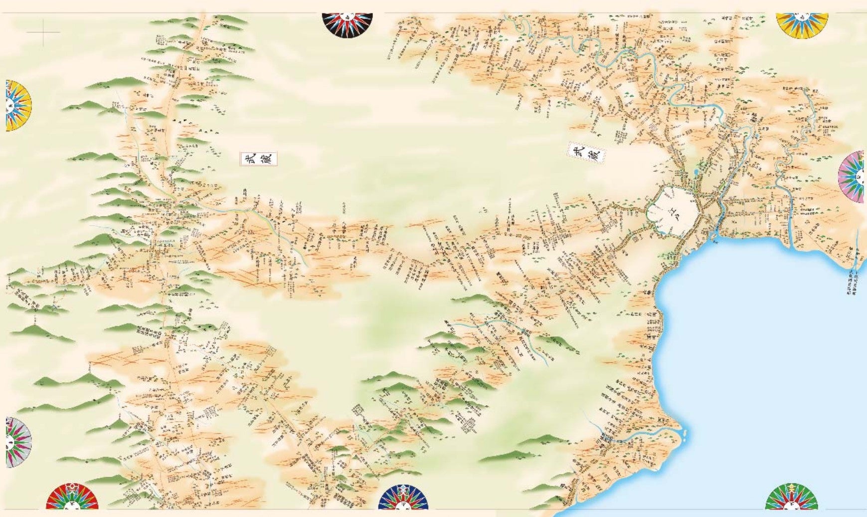 「大日本沿海輿地全図」90号江戸