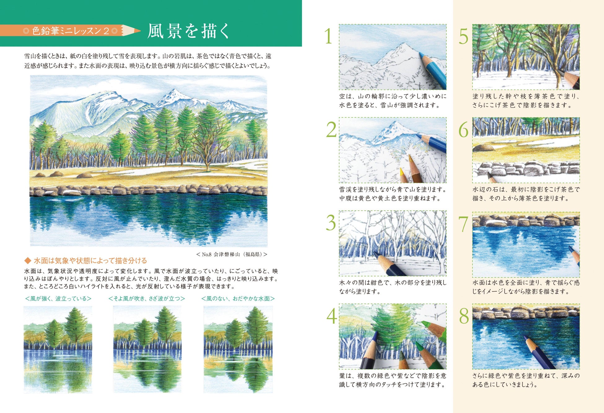 「大人の塗り絵 色鉛筆ミニレッスン」河出書房新社