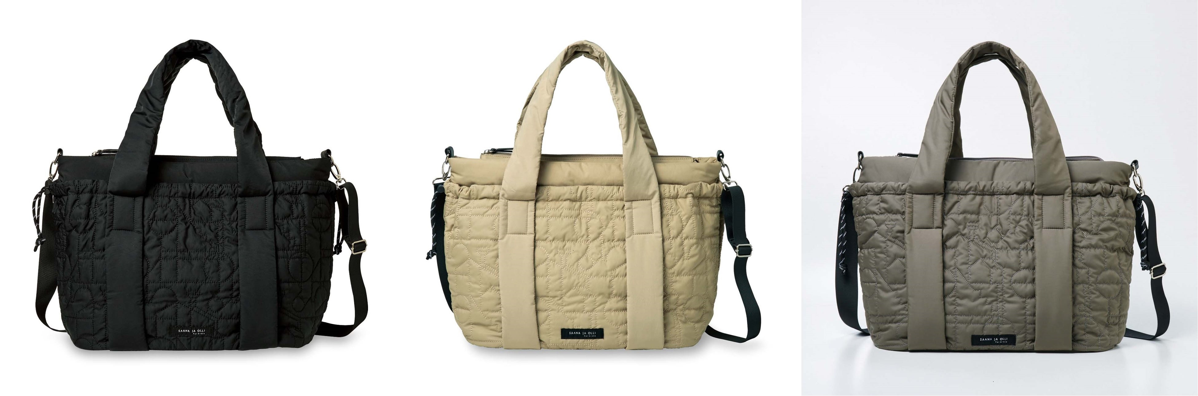 3種のバッグが月1つ届く、使い分けもしやすい仕様