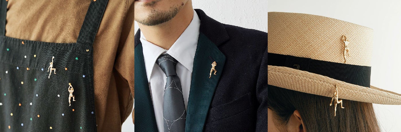 服や襟元、帽子につけても楽しめます