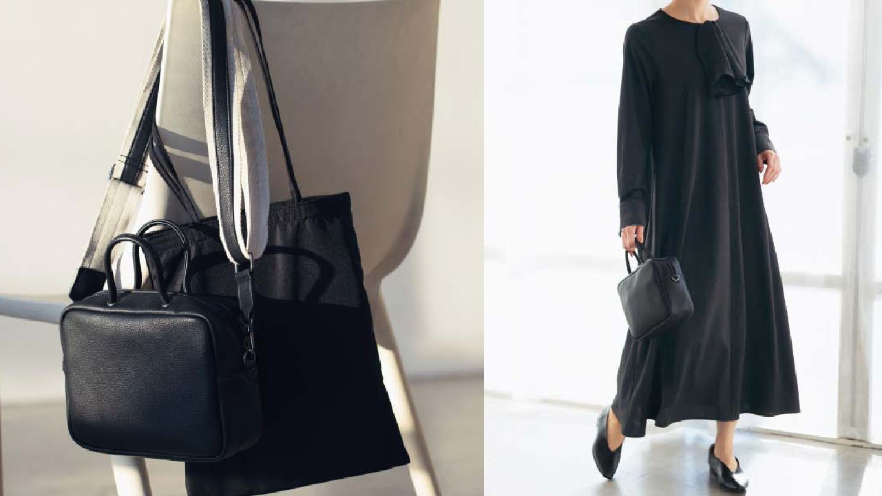 美品　12closet　福田真琴さんコラボ　カゴバッグ　トップハンドル　ブラック 美品12closet福田真琴さんコラボカゴバッグトップハンドルブラック