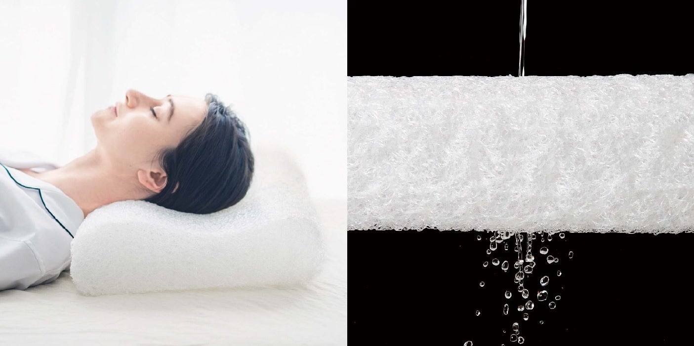 水ぎれのよい中材なので、まるごとあらえます