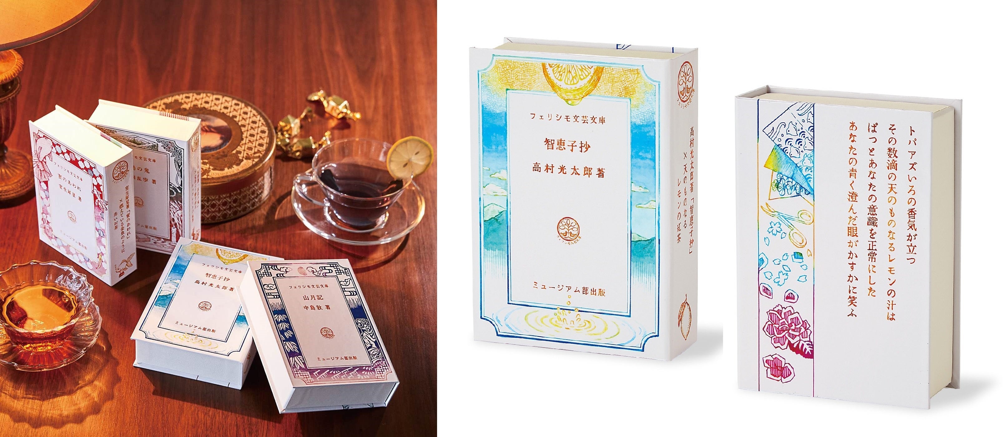 本物の文庫本と同サイズの本型パッケージ