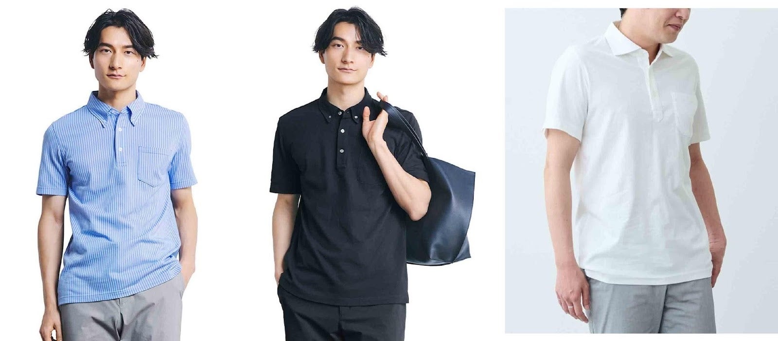 オンオフ問わず使えるアイテム。夏の涼やかコーディネイトがたちまち完成