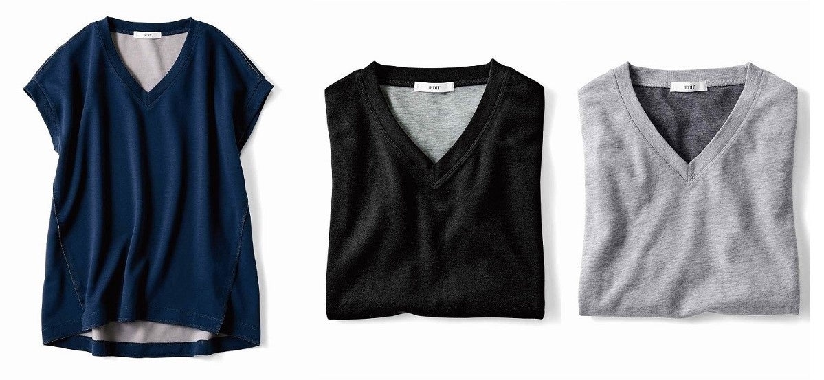 〈ネイビー〉、〈ブラック〉、〈ライトグレー〉の3色展開です