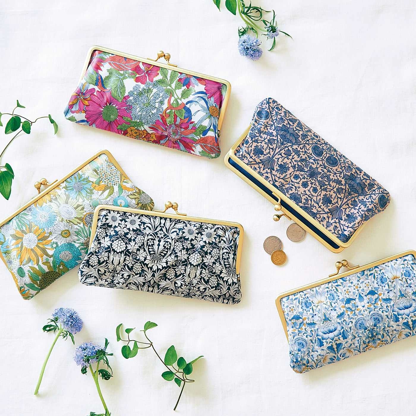 リバティ ハンドメイド がま口キーホルダー652