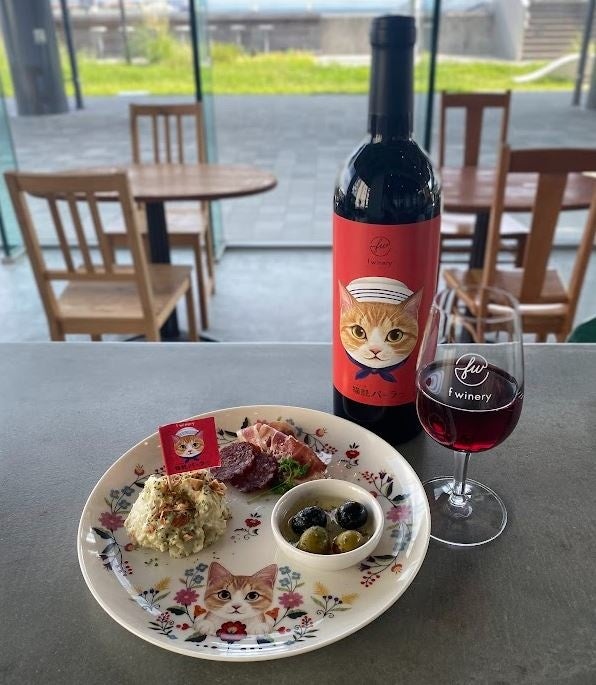 ショコラプレート＋ワインのセット例