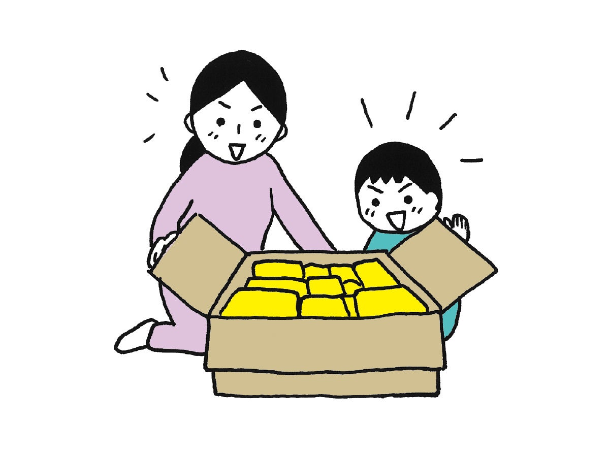 ひとり親家庭に匿名ギフト配送でお届け