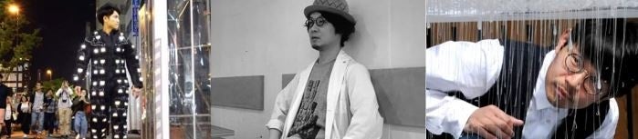 左；岡本高幸氏　中：河地貢士氏　右：松井コーヘー氏