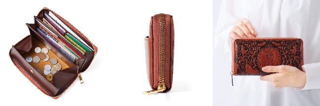 繊細な型押しが美しい 福よこいこい 招き猫のガバッと開く長財布 がフェリシモ 猫部 から新登場 株式会社フェリシモのプレスリリース