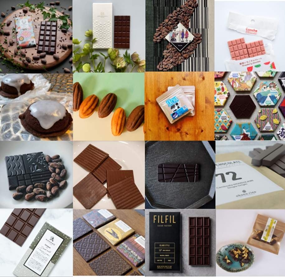 会場では16店舗以上のチョコレートが並びます