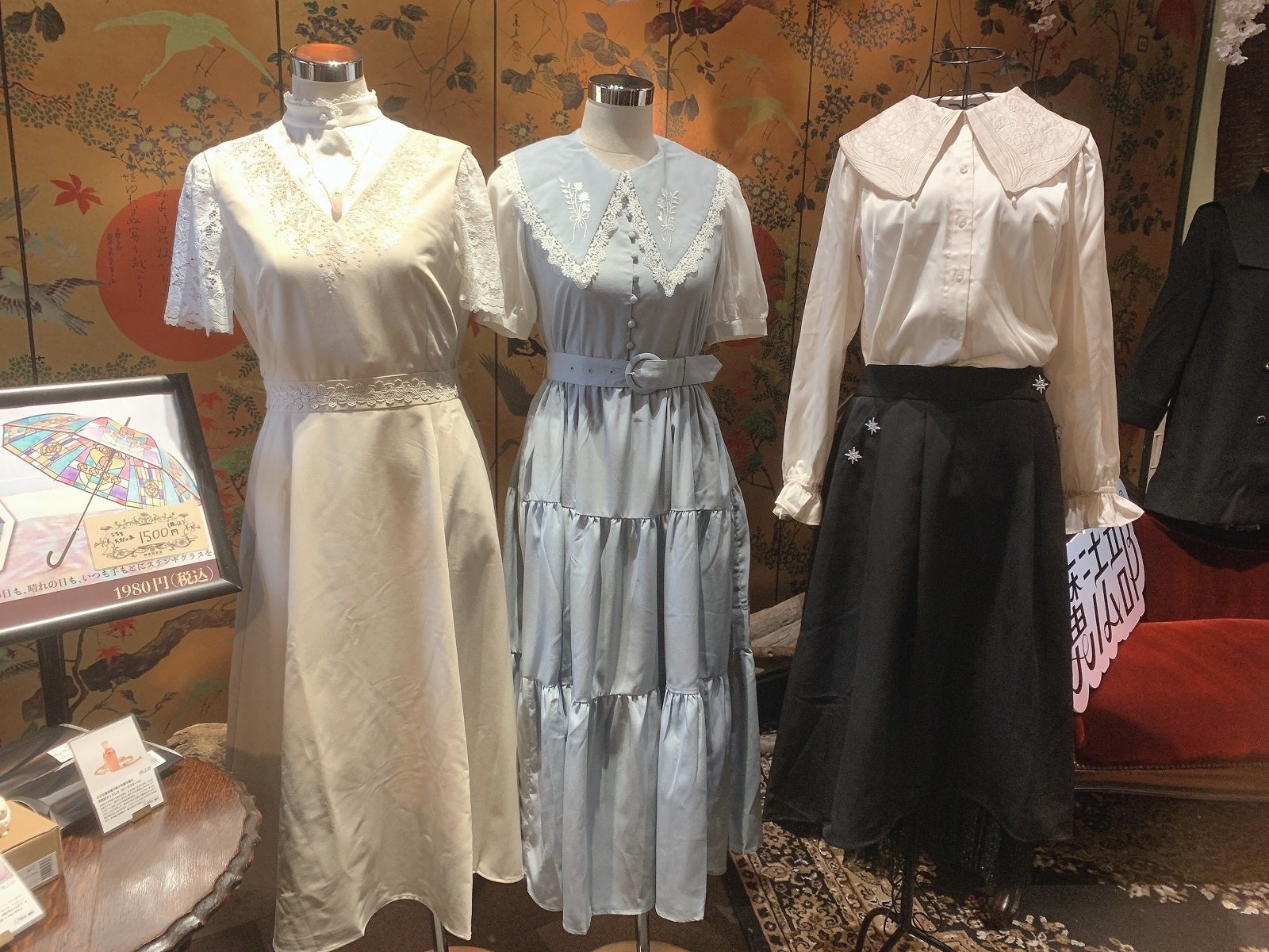 店舗風景：展示のみで、店舗ショップコーナーでは販売はしていません　