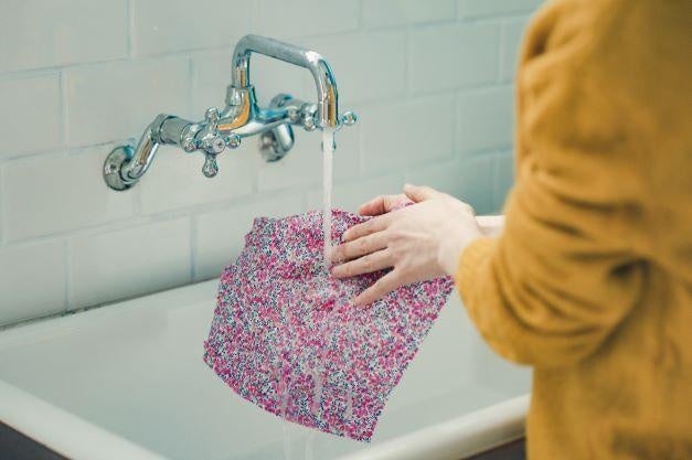 水洗いして繰り返し使えます