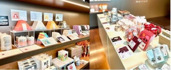 ミュージアムショップ「museum holic」販売風景