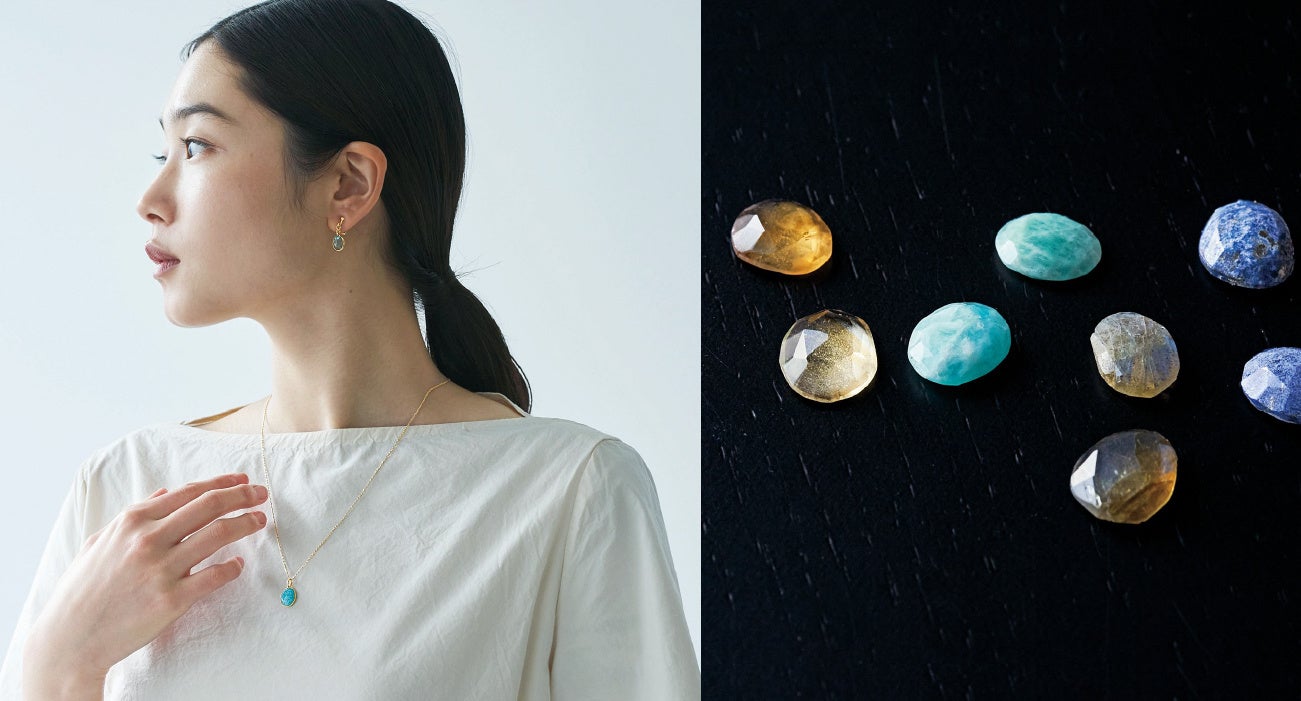 すっきりとした存在感で、重ねづけも美しく調和します。