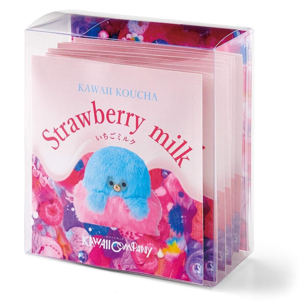 1回のお届けセット例（3g入りテトラティーバッグ8袋）　画像は〈いちごミルク〉