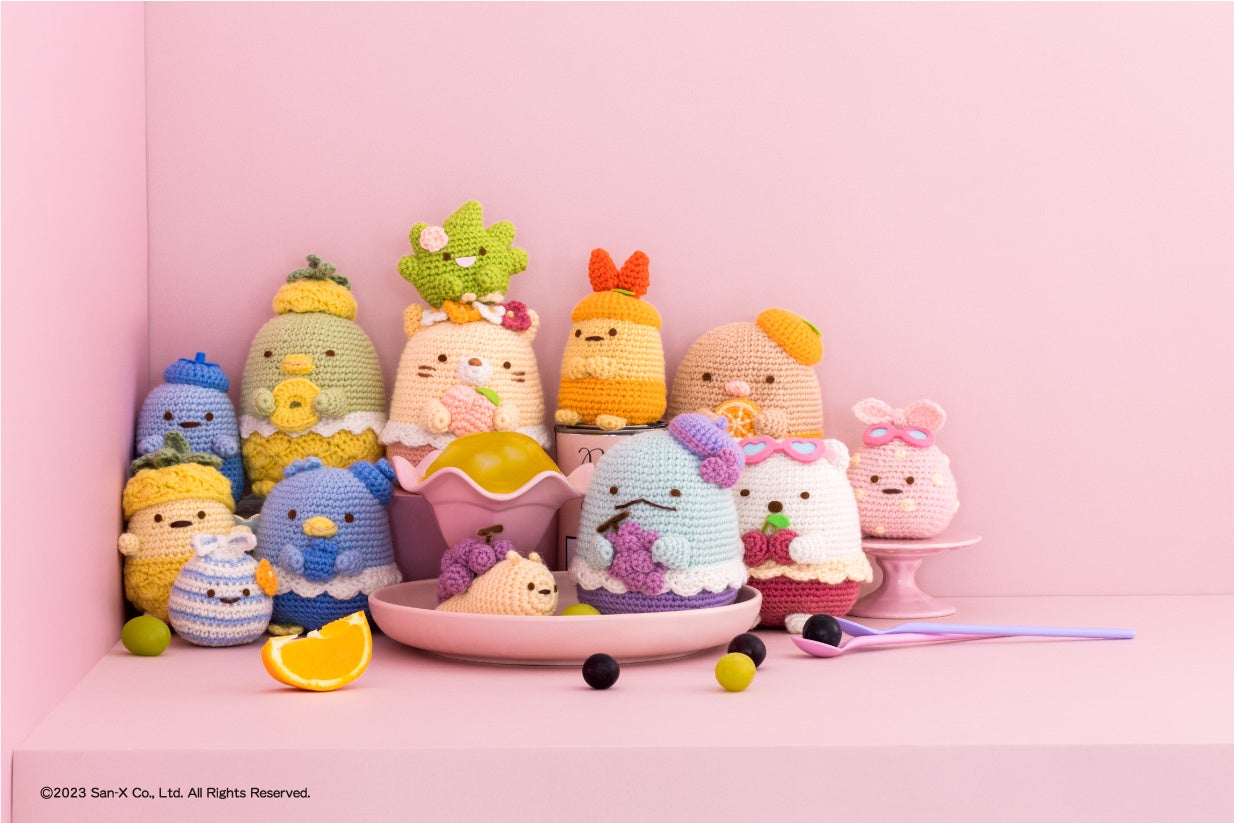 ほぼこま編みだけで作ることができます